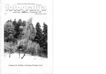 "Fotografija" magazine #1 (1) 2000